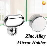 1Pc Bathroom Frameless Mirror Holder / Bedroom Wall Mount Dressing Mirror Glass Support Clamp