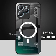 Softcase Glass Kaca Case Infinix 40 Pro /Hot 40i/Hot 40 - Casing Hp - N259