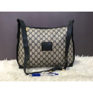 TAS SELEMPANG BRANDED GUCCI GC541 BLUE SLING MONOGRAM VINTAGE SECOND