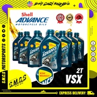 SHELL VSX 2T KINI WANGI (𝗣𝗔𝗦𝗔𝗥𝗔𝗡 𝗠𝗔𝗟𝗔𝗬𝗦𝗜𝗔) 100%ORIGINAL Minyak 2T Motosikal SYNTHETIC BASED