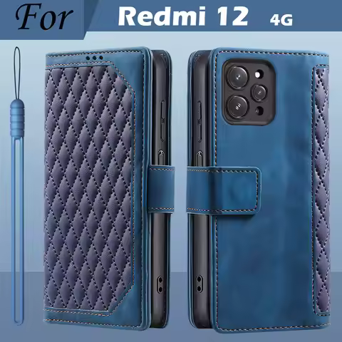 For Xiaomi Redmi 12 Phone Case Redmi 12 Cover Shockproof flip leather case for Xiaomi Redmi 12 4G ca