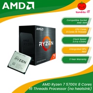 AMD Ryzen 7 5700X AM4 3.5Ghz 8 Cores 16 Threads Processor (Box set)