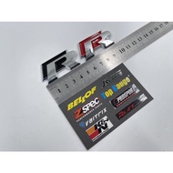 VOLKSWAGEN R EMBLEM LOGO VW TSI GTI GOLF POLO R JETTA R GOLF R