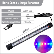 PROMO LAMPU AQUARIUM CELUP 50 CM 60 CM 70 CM LED LAMPU AQUARIUM CELUP 50CM 60CM 70CM LAMPU LED AQUAR