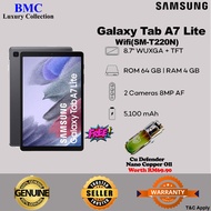Samsung Galaxy Tab A7 Lite Wifi ( SM-T220 ) ( 4GB + 64GB ) samsung malaysia warranty
