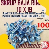 Again Nih Light Steel Screw Bolts Brand Moon Lion Steel Light Steel Screw Bolts 10X19 Original Produ