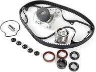 DAYSYORE Timing Belt Kit + Water Pump & Cover Gasket Fits for Honda Civic D17A1 D17A2 D17A7 Engine A