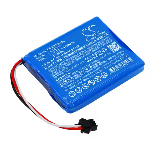 Replacement Battery for Hantek DSO-1062B, DSO-1202B, DSO-1202S PL727076 7.4V/mA