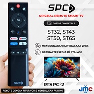 Remote Smart TV Android SPC ST32 ST43 ST50 ST65 Non Voice