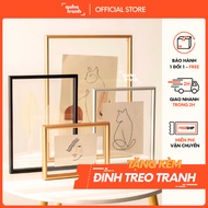 [Desktop] Double-Sided Transparent Aluminum Alloy Desktop Picture Frame (Moebe Frame) DESKTOP Size 1