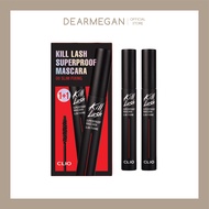 CLIO KILL LASH SUPERPROOF MASCARA 1+1 SET 000 SLIM FIXING คลีโอ มาสคาร่า