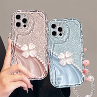 Sparkling Pink Pearl Soft Phone Case iPhone 16 Pro Max iPhone 16 iPhone 16 Plus iPhone 16 Pro iPhone