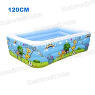 Kolam Renang Anak Jumbo 1.8 Meter Mandi Bola Kolam Karet Ocean Pool Besar Murah Free Pompa Swimming