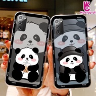 Silicone Case Printed Panda Samsung Note 20, Note 20 Ultra Does Not Fade