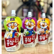 Delicious Korean Pororo Red Ginseng Water Boosts The Immune System Supplementing Vitamins