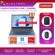 Lenovo Ideapad Slim 3 14AMN8 82XN00EDMJ 14" FHD IPS Laptop (R5-7520U, 8GB, 256GB SSD, ATI, W11Pro, H
