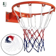 Sunnimix Premium Basketball Net 12 Loops Basketball Hoop Basketball Rim Rainproof for