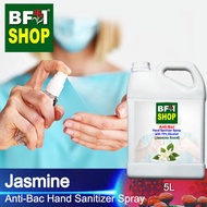 Anti Bacterial Hand Sanitizer Spray with 75% Alcohol - Jasmine Anti Bacterial Hand Sanitizer Spray - 5L