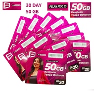 YES Prepaid FT5G RM20 50GB, 30day, Unlimited call, Uncapped Speed 4G 5G, daftar sendiri, self regist