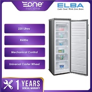 Elba 220L 6 Transparent Drawer Upright Freezer EUF-J2217(SV)