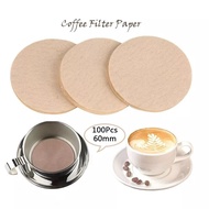 กระดาษกรองกาแฟ กรองกาแฟ ดริปกาแฟ drip coffee จำนวน100แผ่น/1แพ็ค (สีน้ำตาล/สีขาว) กระดาษกรอง สำหรับกรวยดริปกาแฟ Drip Coffee Filter Paper