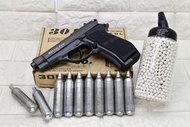 2館 WG 301 M84 貝瑞塔 手槍 CO2槍 優惠組C ( 小92獵豹M9 CO2直壓槍BB槍BB彈玩具槍短槍模型