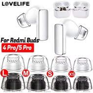 [AUTO&3C] Silicone Earbud Tips | Liquid Silicone + Dust Screen | for Redmi Buds 5 Pro/4 Pro | 4 Size
