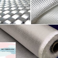 Fiberglass Woven Roving EWR600-800(WR600 1KG=(1m x 1.67m)/WR800 1KG =1m x 1.25m)--1kg (Ready Stock)