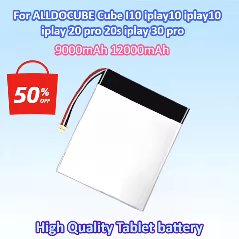 NEW Tablet battery 9000mAh 12000mAh For ALLDOCUBE Cube I10 iplay10 iplay10 iplay 20 pro 20s iplay 30