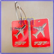 MERAH GANTUNGAN Boeing 737 Airplane Accessories Keychain Red - KM