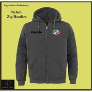 Zipper Hoodie  Jackaet Sulam -Embroidery  Perodua GearUp Accessories Myvi Alza Axia Popular Motorspo