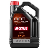GASOLINE ENGINE OIL - Motul 8100 Power 5W-30【5L】(Ready Stock)
