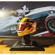 F1 Helmet Model 1: 5 Spark Hamilton 2017 Helmet Mercedes Benz W08 Hamilton World Champion WDC F1 201