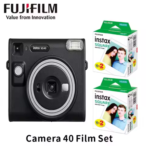 Square 4-Inch Retro One Shot Camera Fujifilm Instax Square SQ40 Orignial Fujifilm Instax Square Film