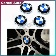 4pcs BMW Wheel Center Caps Emblem, 68mm 56mm BMW Rim Center Hub Caps for All Models with BMW Wheels 