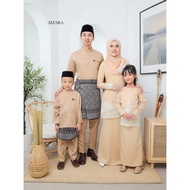 Baju Set Family Baju Kurung Sheera Kurung Moden Baju Sedondon Raya Kurung Sheera Nude Baju Raya 2022 by AIZARA