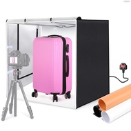 PULUZ PU5080 80*80*80cm Large Folding LED Light Tent Desktop Photo Studio Light Box 80W Softbox 156p