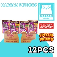 WHISKAS POUCH TASTY MIX 70GR X 12PCS