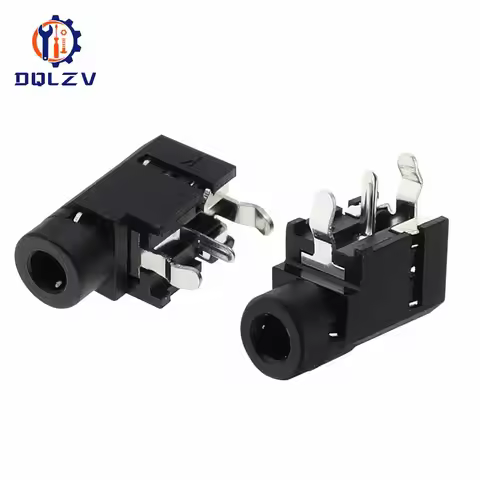 PJ-314 Mono-Dual Channel 3.5mm Headphone Socket 3.5 Audio Socket Headphone Holder Connector