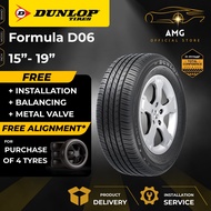 DUNLOP Formula D06 Car Tyre (FREE INSTALLATION/DELIVERY) 15 16 17 18 19 Inch Tire Tayar Kereta
