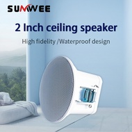 M2 mini Ceiling Speaker 8 Ohms speaker compatiable 5w bluetooth amplifier