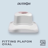 Square Ceiling Light Fitting Oval Square Ceiling Fitting E27 DUTRON