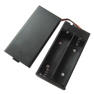 3.7V 2X 18650 with cable cover battery box organizer with on/off