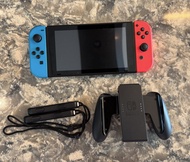 [平售單機] Nintendo Switch 紅藍主機 (無火牛無底座) 100% Work