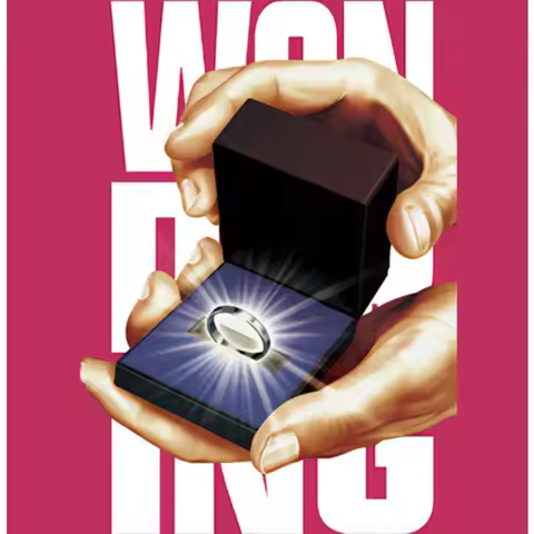 Wonder Ring Pro Pyramid Broken Mirror Restoration Poker Cube Close Up Illusions Gimmicks Mentalism M