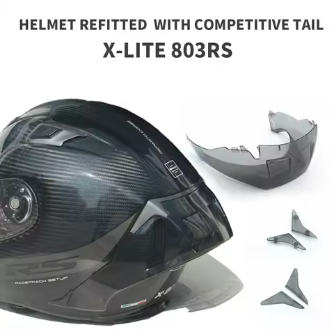 For X-lite X-803 X-803RS X803 X803RS Helmet Decoration Accessories Motorcycle Rear Trim Helmet Spoil