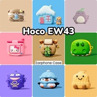 【imamura】For Hoco EW43 Casing Case Soft Silicone Earphone Case Super Cool Cartoon NO.8