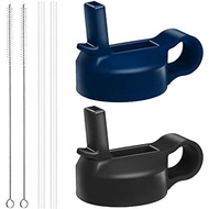 12-60oz Aquaflask Straw Lids Compatible with Hydro Flask Wide Mouth Water Bottle Lids with Straws Fi