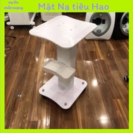 Wooden shelf for spa machines with wheels, 5-in-1 machine shelf including h2o2 machine shelf