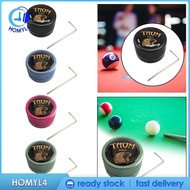 [Homyl4] Pool Cue Chalk Holder Billiard Cue Snooker Accessory Metal Pool Cue Chalk Case Snooker Pool Cue Chalk Carrier Pocket
